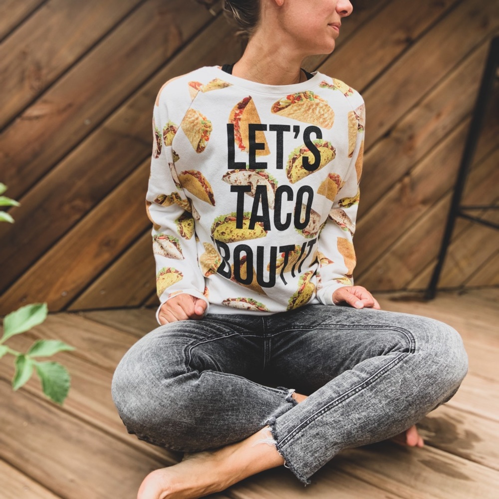 Freeze Let’s Taco Bout It Crew Neck Sweatshirt